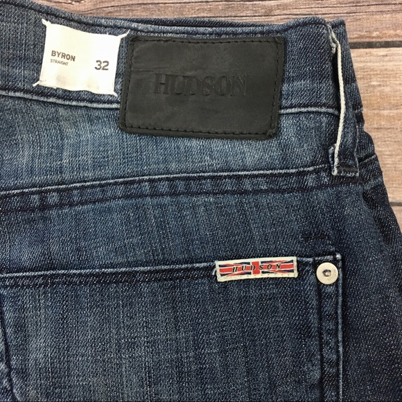 (SOLD)Hudson Men’s Byron Straight Denim Jeans - Picture 5 of 8